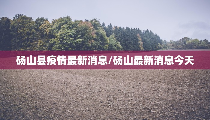 砀山县疫情最新消息/砀山最新消息今天