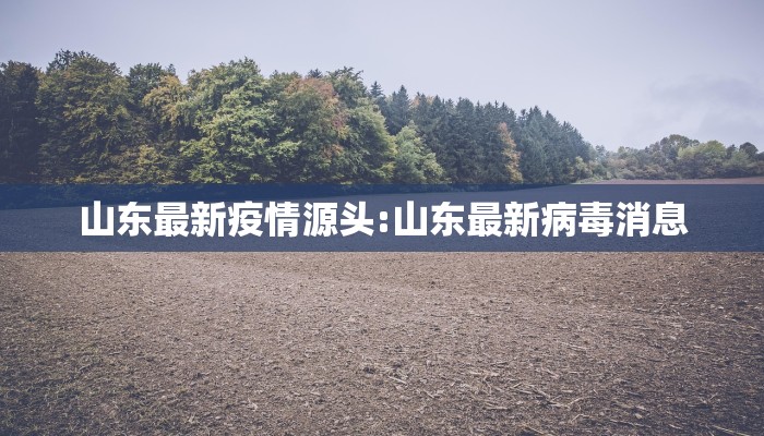 山东最新疫情源头:山东最新病毒消息